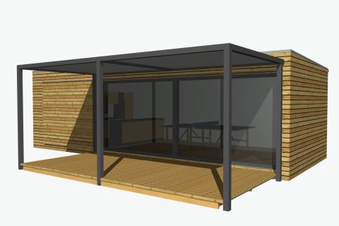Párty domek 9 x 4 m